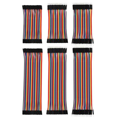 6x Breadboard Jumper Wires Ribbon Cables Kit