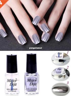 1 pc 7ml Metallic Nail Polish Mirror Effect Nail Polish Meta