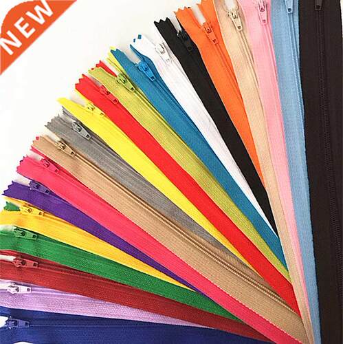 10pcs 10-60cm (4inch-24 Inch) Nylon Coil Zippers Tailor Sewe