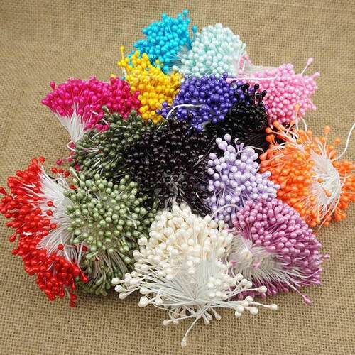 150pcs 55mm Mini Stamen Handmade Artificial Flowers For Wedd