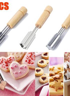 3pcs DIY Flower Shape Fruit Vegetable Cutter Mold Cartoon