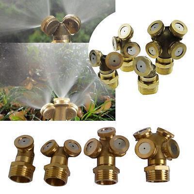 Adjustable Brass Spray Misting Nozzle Garden Sprinklers