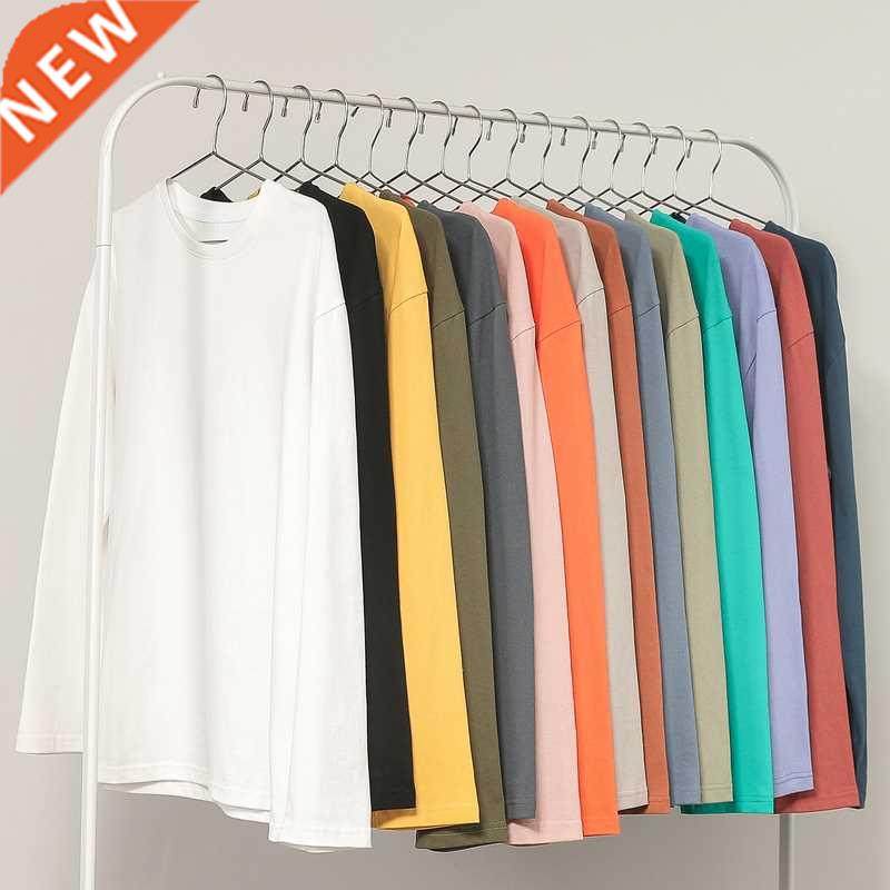 100% Cotton Brand Quality Men's T-shirt Solid Color Dress Up图片