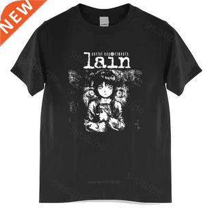 New Arrived Mens t shirt Serial Experiments Lain Tshirt Men