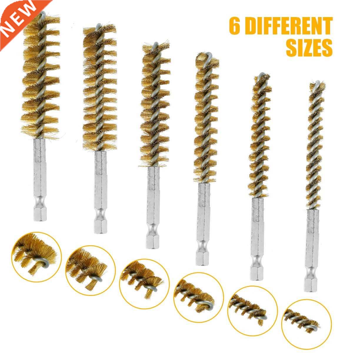 12Pcs Wire Tube Cleaning Brush Machinery Paint Remover Rust