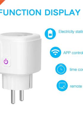 Tuya Wifi Intelligent Socket Remote Control WiFi Plug Wirele