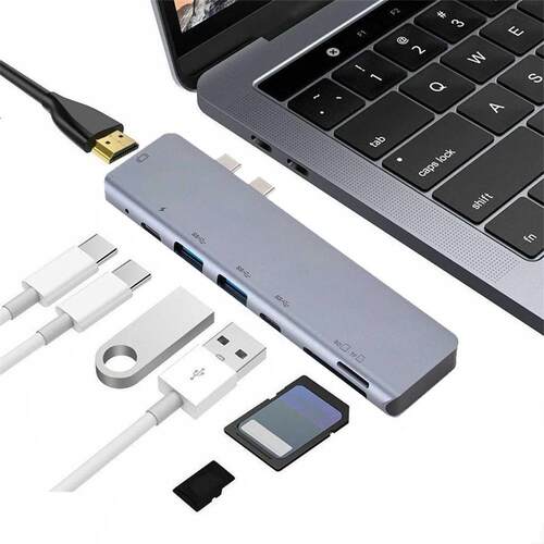 USB Type-c Hub Two Ports USB HUB-C To 4 K HDMI-compatible Ad