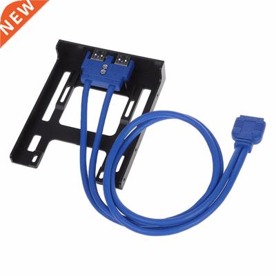 2018 .5" 20 Pin Floppy Bay Front Panel 2 Ports USB