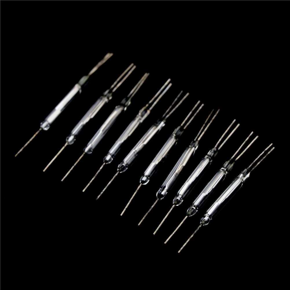 10PCS Reed Glass Magnetic Switches N/O N/C SPDT 300VDC 10W 3