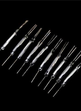 10PCS Reed Glass Magnetic Switches N/O N/C SPDT 300VDC 10W 3