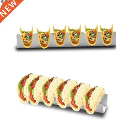 Porte-taco en acier inoxydable | En forme de vague, porte-as