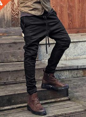 Casual Men Harem Pants Autumn Spring Loose Pants Trousers Dr