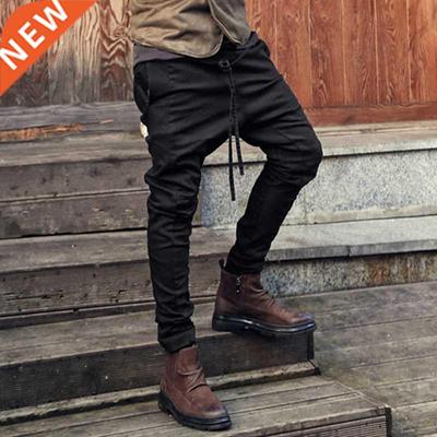 Casual Men Harem Pants Autumn Spring Loose Pants Trousers Dr