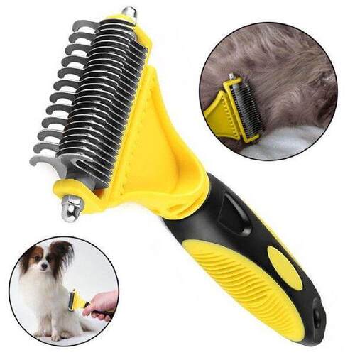 Pet Double-sided Comb Stainless Steel Open Knot Comb Hair