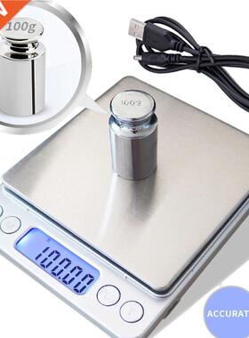 USB LCD Digital Electronic 3kg/0.1g Weighing Scale Jewelry S
