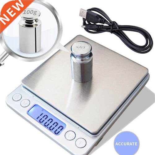 USB LCD Digital Electronic 3kg/0.1g Weighing Scale Jewelry S