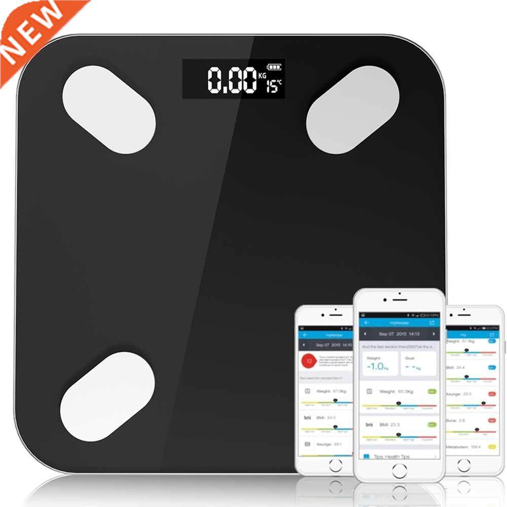 Bluetooth Smart Bathroom Floor Scales Body Weight Digital Bo