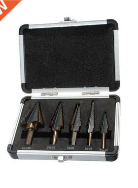 5pcs 50 Size Step Drill Bit Set HSS Step Drill Bit Cobalt