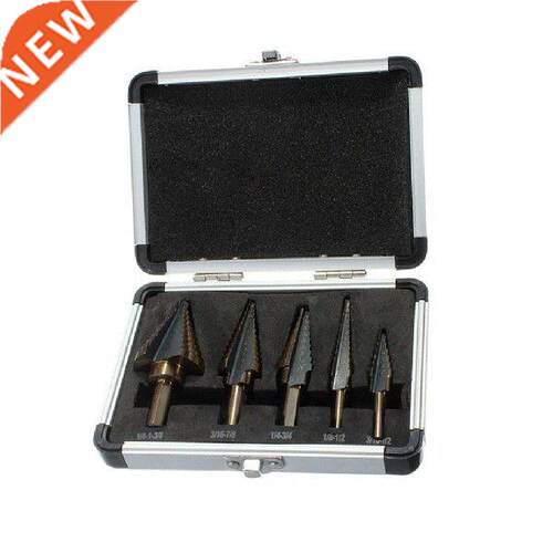 5pcs 50 Size Step Drill Bit Set HSS Step Drill Bit Cobalt