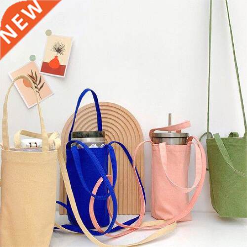 Water Bottle Storage Bag Canvas Portable Organizer Cover