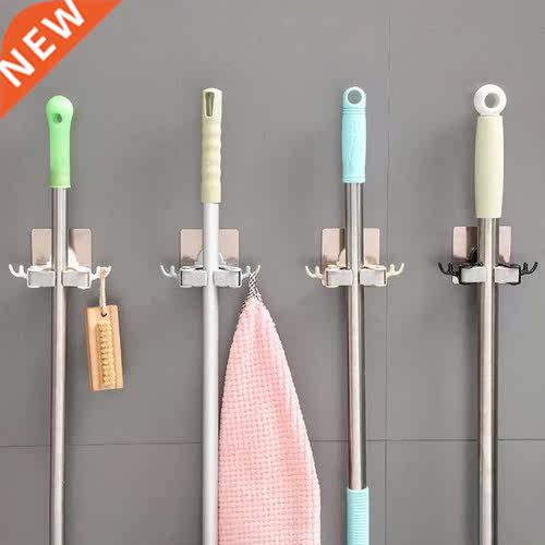 Wall-mounted Mop urdy Household Bathroom Hook Rack rong