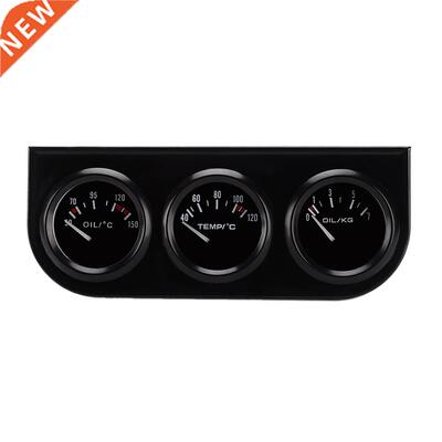 52MM 3 In 1 Oil temp meter +Water temp gauge +Oil Pressure G