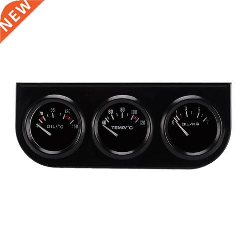 52MM 3 In 1 Oil temp meter +Water temp gauge +Oil Pressure G