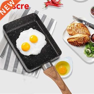-Style Frying Pan Tamagoyaki Omelette Black Non-Stick Pan F