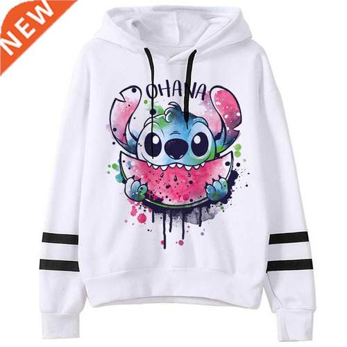 Kawaii Lilo Stitch Funny  Winter Hoodies Women Unisex