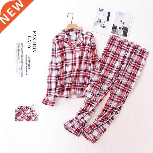 JULY'S SONG Woman Cotton Printing Pajamas Long Sleeves W