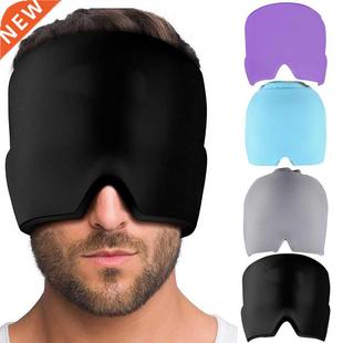 Gel Cold Headache Migraine Relief Cap Head Massager Antisres