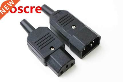 A set IMC Hot 250V 10A Power Connector IEC 320 C14 Plug to C