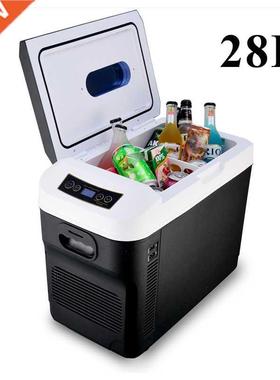 28L Car Home Auto Refrigerator Fridges DC12/24V Freezer Coo