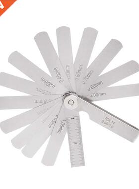 14 Blade 0.05-1mm Feeler Gauge Gage Thickness Measurment