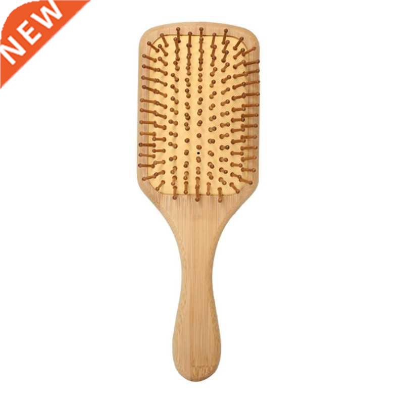 Wooden Paddle Hair Brush Detangling Hairbrush Scalp Massage