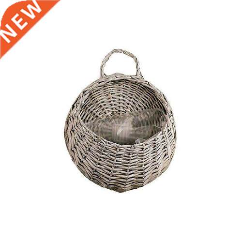 Holder Rattan Wall Decoration Flower Pot Garden Handmade