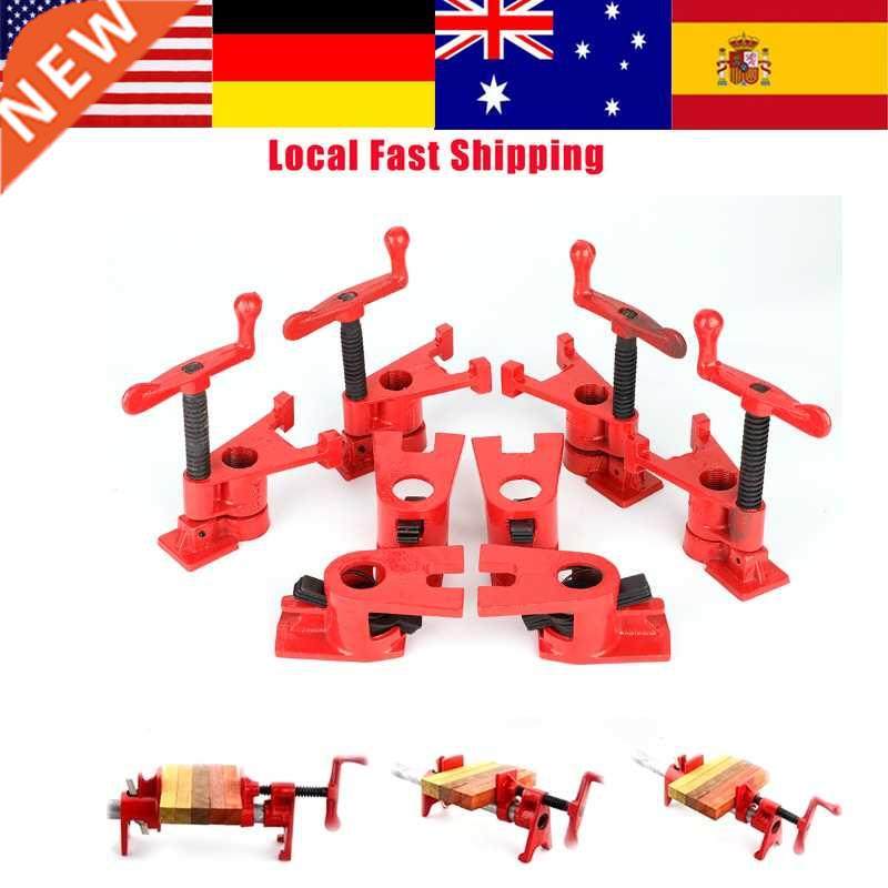 4 Set 26.5mm Woodworking Pipe Clamp Quick Release Heavy Duty