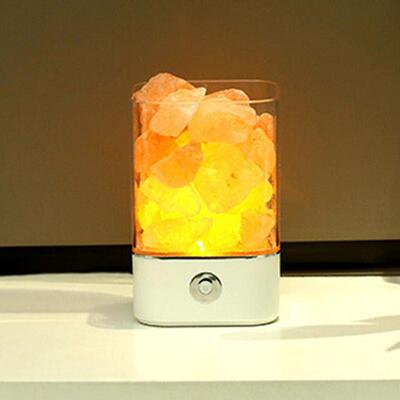 Natural Crystal Salt Lamp Usb Children Bedroom Bedside