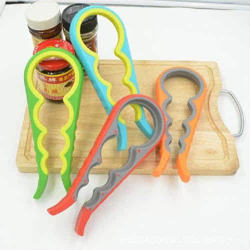 4 In 1 Easy Grip Bottle Opener Jar Opener Twist Off Lid