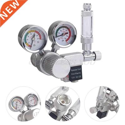 Aquarium CO2 Regulator Mini Dual Gauge Display with Bubble C