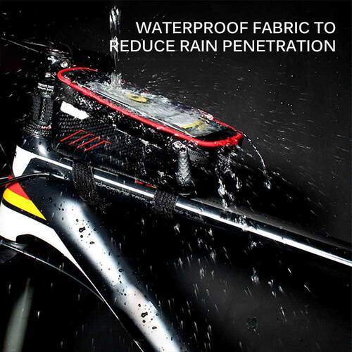 Rainproof Bicycle Bag Rack Front Top Tube Bicycle Bag Reflec