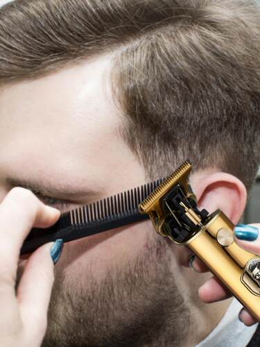 USB Electric Hair Clippers Rechargeable Shaver Beard Trier