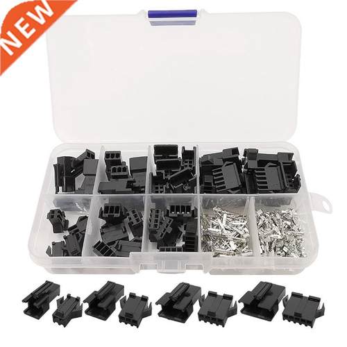 200Pcs/Box 2.54mm 2//4/5 Pin Male Female Housing Pin Header