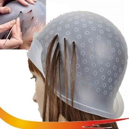 1pcs Pro Salon Dye Silicone Cap Hair Color Coloring