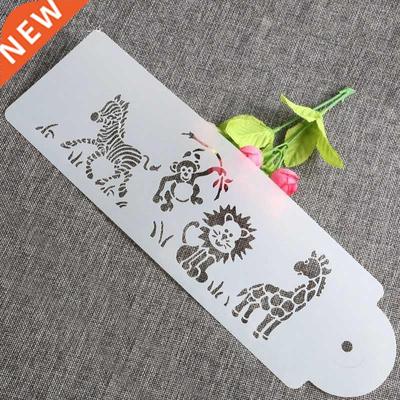 Cute Giraffe Zebra Monkey Lion Cake Mould Cake Stencil