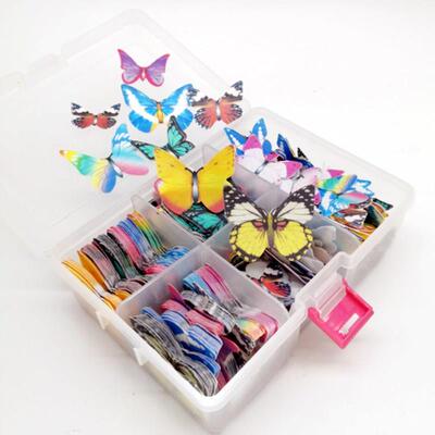 Edible Cake Decoration Mixed Butterfly Glutinous Wafer Rice