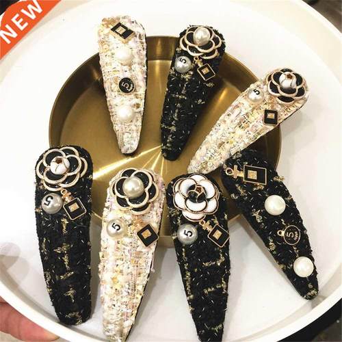 Hair Clip Hairpin For Women Girl Camellia Flower Floral Pear