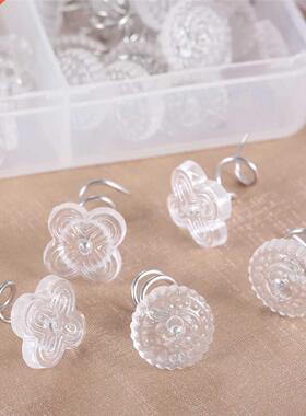 Twist Pins Upholstery Round Flower Heads Bedskirts Couch Sof