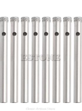 10Pcs 5mm Noyau de Diamant Coated Forets Scie Carreaux verre