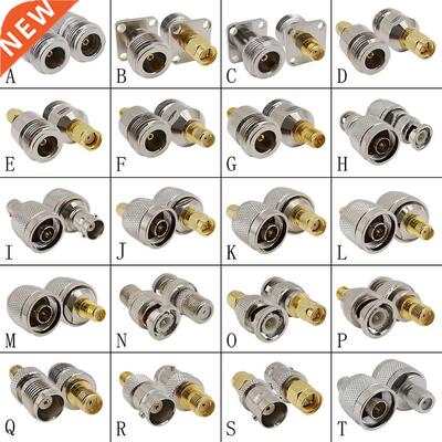 2Pcs Connector N BNC TNC Male Female to N SMA RP-SMA BNC F M